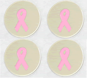 Pink Ribbon Coins (Set of Four)